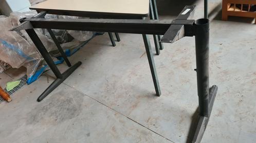 3 delig: bureaublad, stoere zwarte poten en ladeblok, Huis en Inrichting, Kasten | Roldeurkasten en Archiefkasten, Gebruikt, 150 tot 200 cm