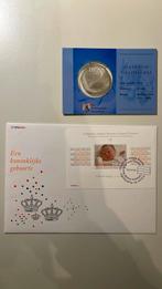 Uniek set Geboortemunt en zegel Amalia, Postzegels en Munten, Munten | Nederland, Ophalen of Verzenden, Koningin Beatrix, Euro's
