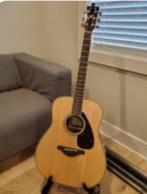 Yamaha FG830 NT, Ophalen of Verzenden, Zo goed als nieuw, Western- of Steelstringgitaar, Met koffer