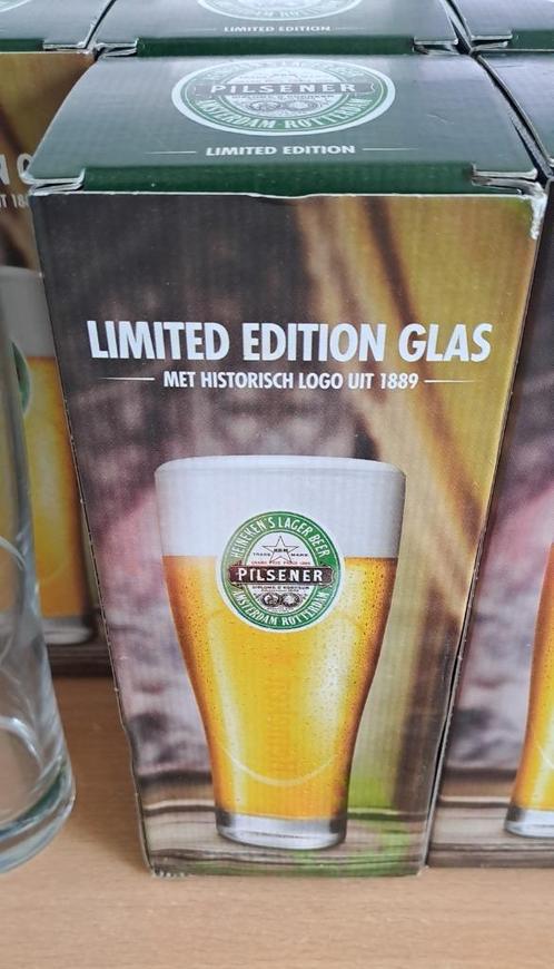 Limited Edition Heineken glazen (17 stuks), Verzamelen, Biermerken, Nieuw, Glas of Glazen, Heineken, Ophalen of Verzenden