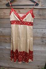 Jurk beige/ rood Ted Baker mt 34 Vaste prijs, Ophalen of Verzenden, Zo goed als nieuw, Knielengte, Maat 34 (XS) of kleiner