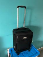 Zwarte Handbagage Rolkoffer - Weinig Gebruikt, Minder dan 50 cm, Ophalen of Verzenden, Zo goed als nieuw, Minder dan 35 cm