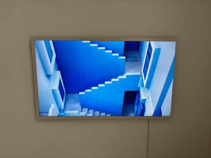 Samsung The Frame 32 inch 2022 model (mat scherm!), Audio, Tv en Foto, Televisies, Gebruikt, LED, 100 cm of meer, Full HD (1080p)