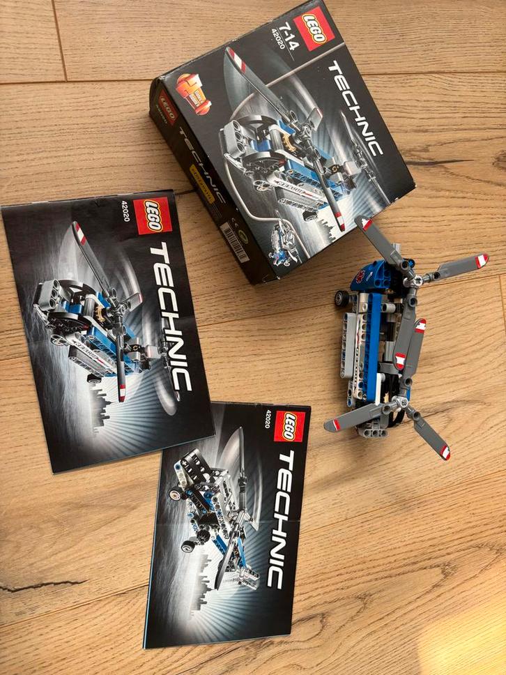 26-  Lego Technic 42020 Reddingshelikopter - Compleet!, Kinderen en Baby's, Speelgoed | Duplo en Lego, Zo goed als nieuw, Lego
