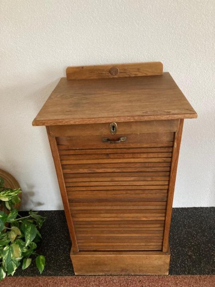 dossierkast, rolluikkast,archiefkast Art Deco massief eiken, Antiek en Kunst, Antiek | Meubels | Kasten, Ophalen