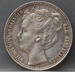 Erg mooie zilveren 1 gulden 1901 Wilhelmina, Postzegels en Munten, Munten | Nederland, Zilver, Koningin Wilhelmina, 1 gulden, Losse munt