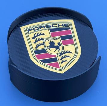 Porsche onderzetters + houder beschikbaar voor biedingen