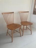 Spijlenstoel Pastoe stijl, 2 stuks, Ophalen, Gebruikt, Twee, Bruin