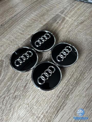 ORIGINELE Audi naafkap naafdop set hoogglans zwart beschikbaar voor biedingen