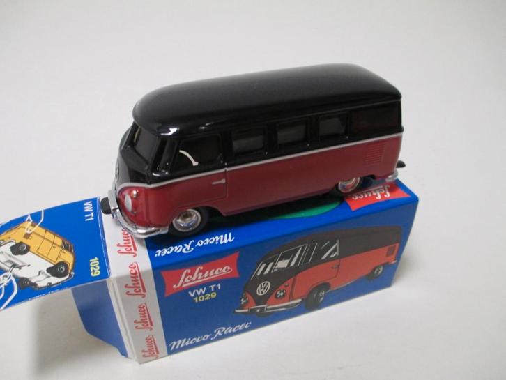 VW Bus Kastenwagen Red/Black Schuco 1029, Hobby en Vrije tijd, Modelauto's | 1:43, Nieuw, Auto, Schuco, Ophalen of Verzenden