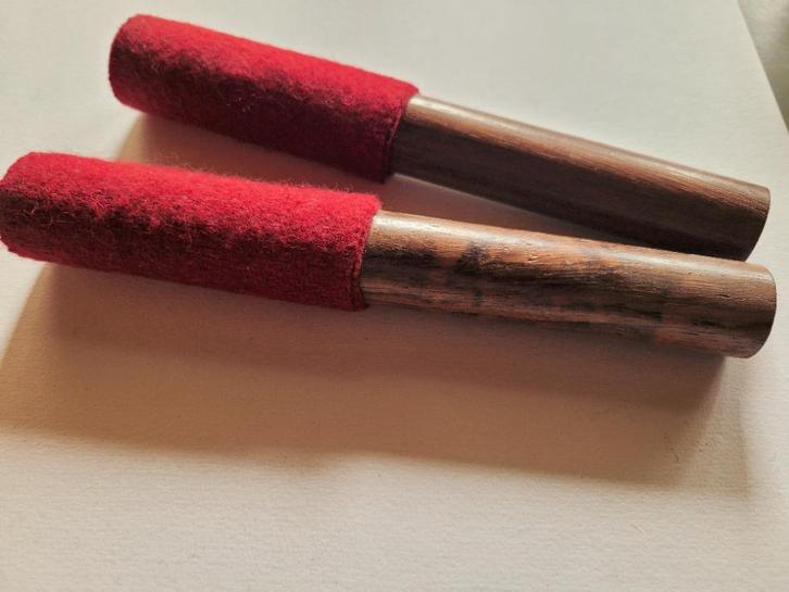 Nieuw: KLOPPER / Aanstrijkhout / Aanstrijkhout Klankschaal, Muziek en Instrumenten, Percussie, Nieuw, Overige soorten, Ophalen of Verzenden