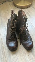 2 paar Legerkisten jaren 70 maat 41, Kleding | Heren, Schoenen, Ophalen, Gedragen, Bruin, Boots