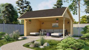 Blokhut - Tuinhuis Thüringen | 44 mm | vuren onbehandeld beschikbaar voor biedingen