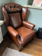 Luxe leren fauteuil, Huis en Inrichting, Fauteuils, Ophalen