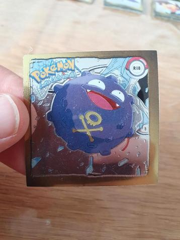 Pokémon Artbox Gold Sticker 1999 Flipz Holo goud R18 beschikbaar voor biedingen