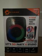 N-Gear Let's Go Party 4 Studio Karaoke Set, Ophalen, Nieuw, Complete set