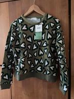 Pom Amsterdam Trui Harten - Maat 36 - Nieuw!, Kleding | Dames, Ophalen of Verzenden, Nieuw, Maat 36 (S), Groen