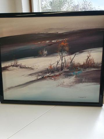 Mary Wilkinson Winterlandschap Schilderij beschikbaar voor biedingen