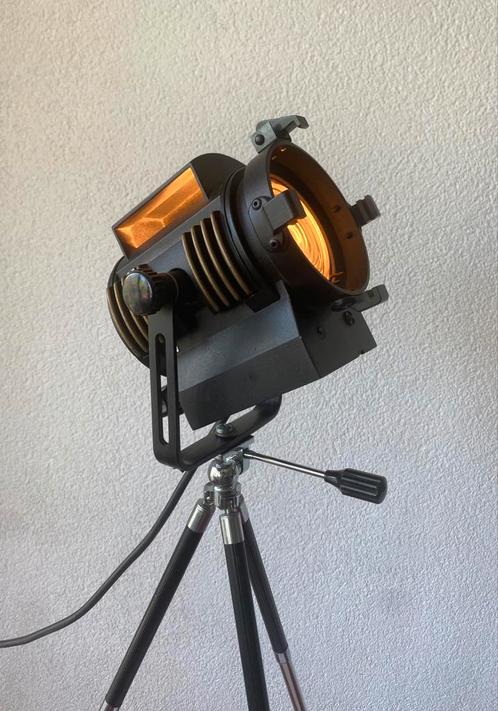 Unieke theaterlamp, LTM Paris, Huis en Inrichting, Lampen | Vloerlampen, Zo goed als nieuw, 100 tot 150 cm, Metaal, Ophalen