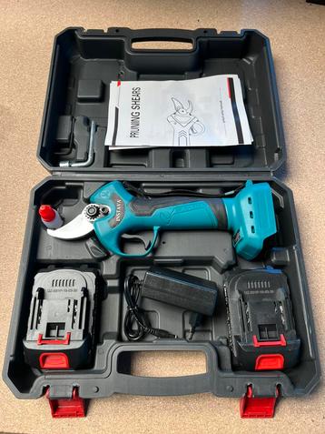 Elektrische Snoeischaar incl 2x Accu - 35mm - Past op Makita beschikbaar voor biedingen