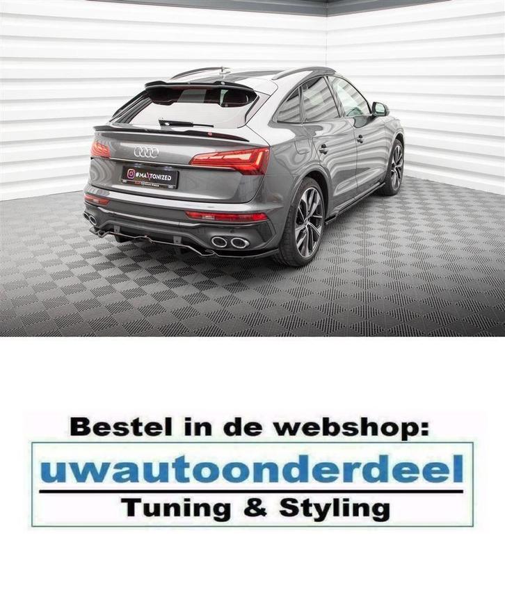 Maxton Design Spoiler Splitter Lip Voor Audi SQ5 Sportback, Auto diversen, Tuning en Styling, Verzenden