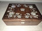 Antieke Houten Speeldoos met Inlegwerk, Ophalen of Verzenden