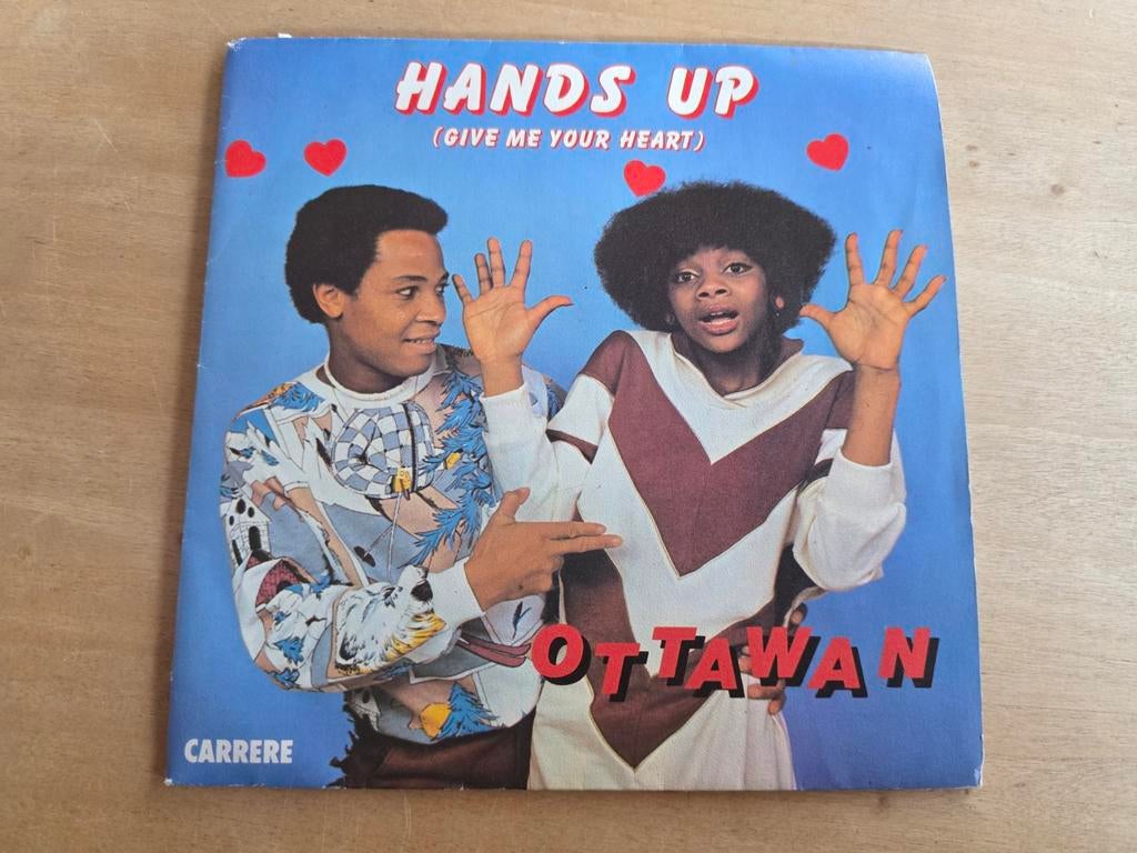 Ottawan - hands up, Cd's en Dvd's, Vinyl Singles, Gebruikt, 7 inch, Single, Ophalen of Verzenden