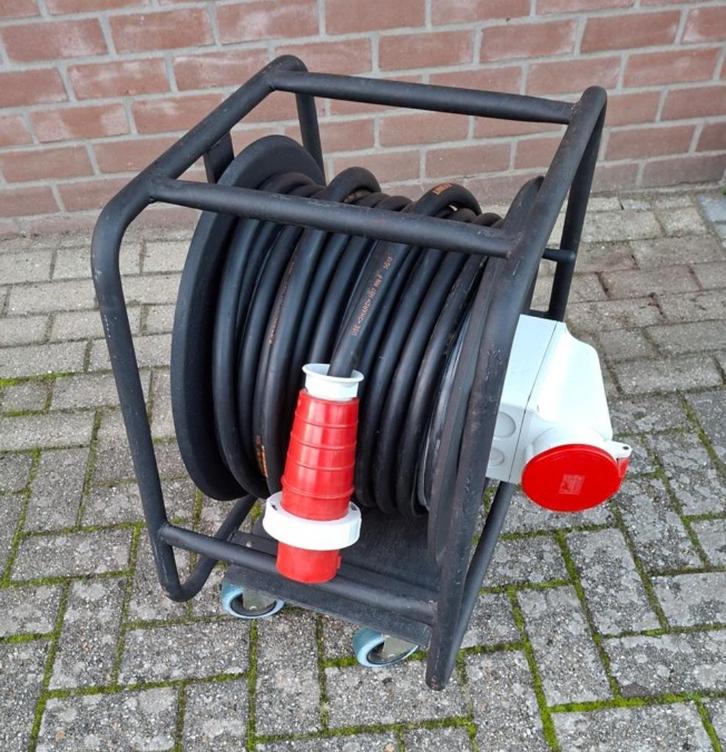 35m krachtkabel haspel 5G10 H07 RN-F Lineax, Doe-het-zelf en Verbouw, Elektra en Kabels, Nieuw, Overige typen, Ophalen