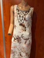 K-DESIGN jurk met STRASS maat m  origineel ZGAN, Maat 38/40 (M), K-design, Beige, Ophalen of Verzenden