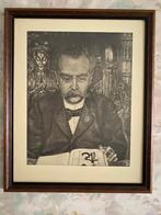 Oude   Prent   Jan   Toorop  .  1897, Antiek en Kunst, Kunst | Litho's en Zeefdrukken, Ophalen of Verzenden