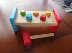Houten HAMERBANKJE, merk Goki, Kinderen en Baby's, Speelgoed | Houten speelgoed, Ophalen, Zo goed als nieuw, Overige typen