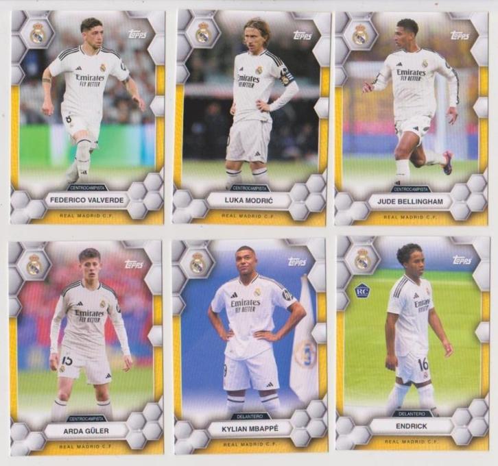 Topps krt FanSet Real Madrid 2024-2025, Verzamelen, Sportartikelen en Voetbal, Zo goed als nieuw, Poster, Plaatje of Sticker, Buitenlandse clubs