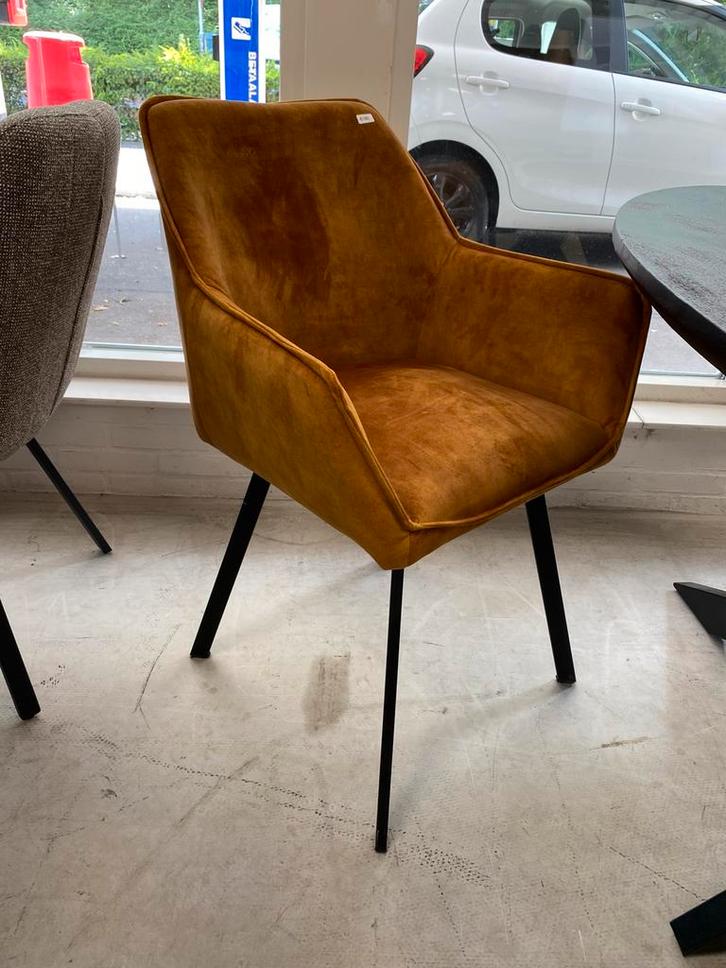 Eetkamerstoel Stella cognac, Huis en Inrichting, Stoelen, Nieuw, Eén, Bruin, Ophalen of Verzenden