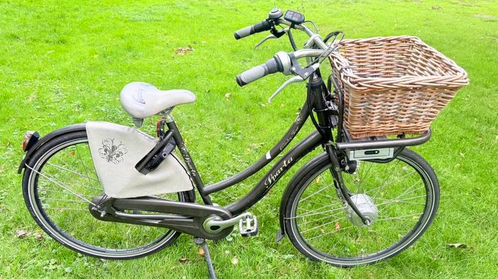 Mooie goede nette damesfiets E-bike Sparta 53cm, Fietsen en Brommers, Fietsen | Dames | Damesfietsen, Gebruikt, Sparta, Versnellingen