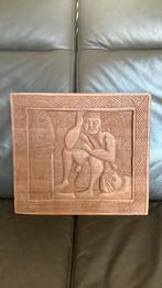 Afrikaans houten  tableau Yoruba, Verzenden