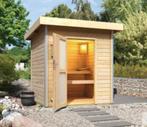 Saunahuisje 196x196x228cm, Ophalen of Verzenden, Nieuw, Fins of Traditioneel, Complete sauna