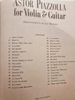 Astor Piazzolla voor Viool & Gitaar. Met Adios Nonino, Les of Cursus, Ophalen of Verzenden, Zo goed als nieuw, Viool of Altviool