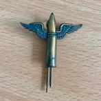 WO2 RAF Air Gunner’s arm badge “Winged Bullit”, Verzenden, Luchtmacht, Embleem of Badge