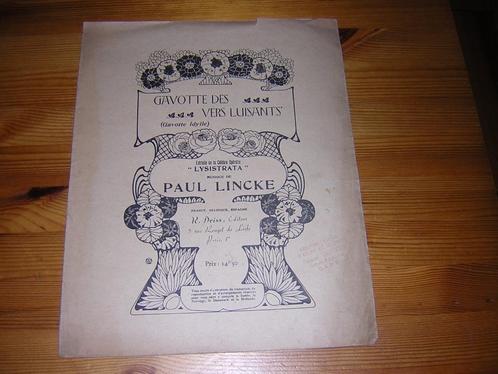 Paul Lincke, Muziek en Instrumenten, Bladmuziek, Gebruikt, Artiest of Componist, Populair, Piano, Accordeon, Viool of Altviool