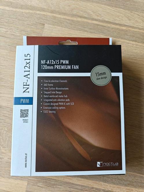 Noctua NF-A12x15 PWM, Computers en Software, Computerkoelers, Nieuw, Luchtkoeling, Ophalen of Verzenden
