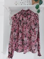 Mooie blouse met klein goud stipje, Ophalen of Verzenden, Zo goed als nieuw, Maat 42/44 (L), Overige kleuren