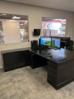 Dubbel bureau oud Engelse stijl, Huis en Inrichting, Bureaus, Ophalen, Gebruikt, Bureau