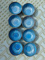 Select dinner ware | 8 kommen | 17 cm | Blauw bloem, Huis en Inrichting, Keuken | Servies, Ophalen of Verzenden