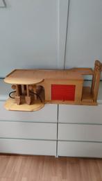 Houten auto garage, Kinderen en Baby's, Speelgoed | Houten speelgoed, Ophalen, Zo goed als nieuw, Overige typen