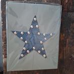 Steigerhouten decoratie handgemaakt 20x25x3 cm bord - tegel, Ophalen of Verzenden, Zo goed als nieuw, Wanddecoratie