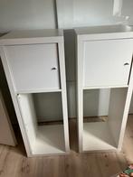 Kallax kast met deurtjes bovenin 2x, Huis en Inrichting, Kasten | Overige, Ophalen, Gebruikt
