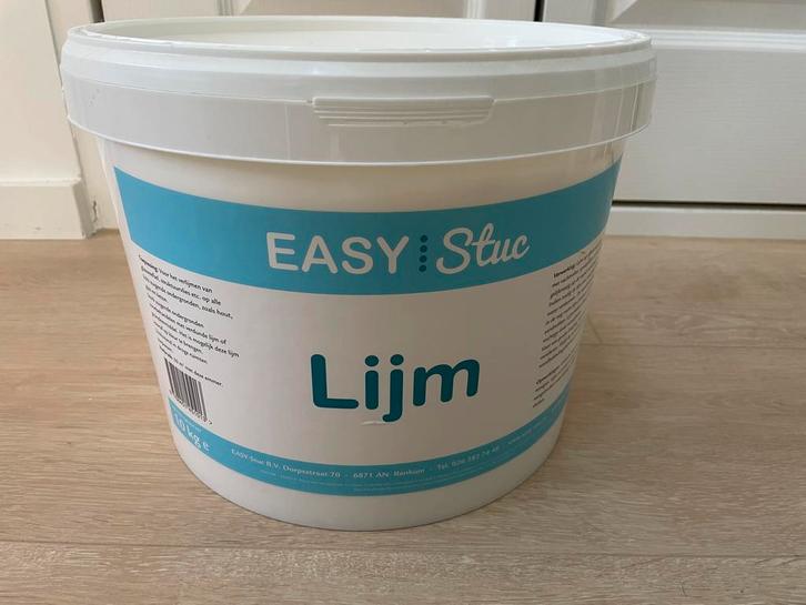 Easystuc renovlies lijm 10kg, Doe-het-zelf en Verbouw, Verf, Beits en Lak, Nieuw, Verf, 5 tot 10 liter, Wit, Ophalen of Verzenden