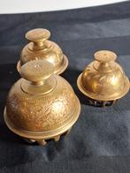 Drie messing olifanten bellen India., Ophalen of Verzenden