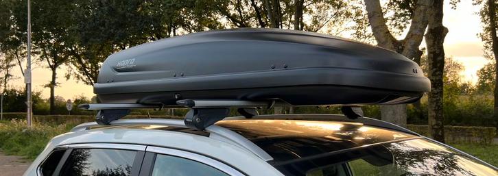 Te huur dakkoffer / skibox / bagagekoffer, Auto diversen, Dakkoffers, Zo goed als nieuw, Ophalen