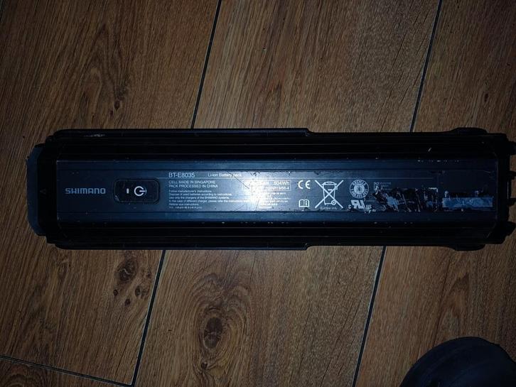 Shimano step accu BT-E8035, Fietsen en Brommers, Fietsaccessoires | Fietsaccu's, Zo goed als nieuw, Ophalen